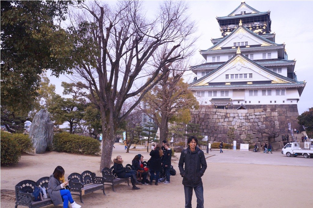 wisata jepang osaka castle