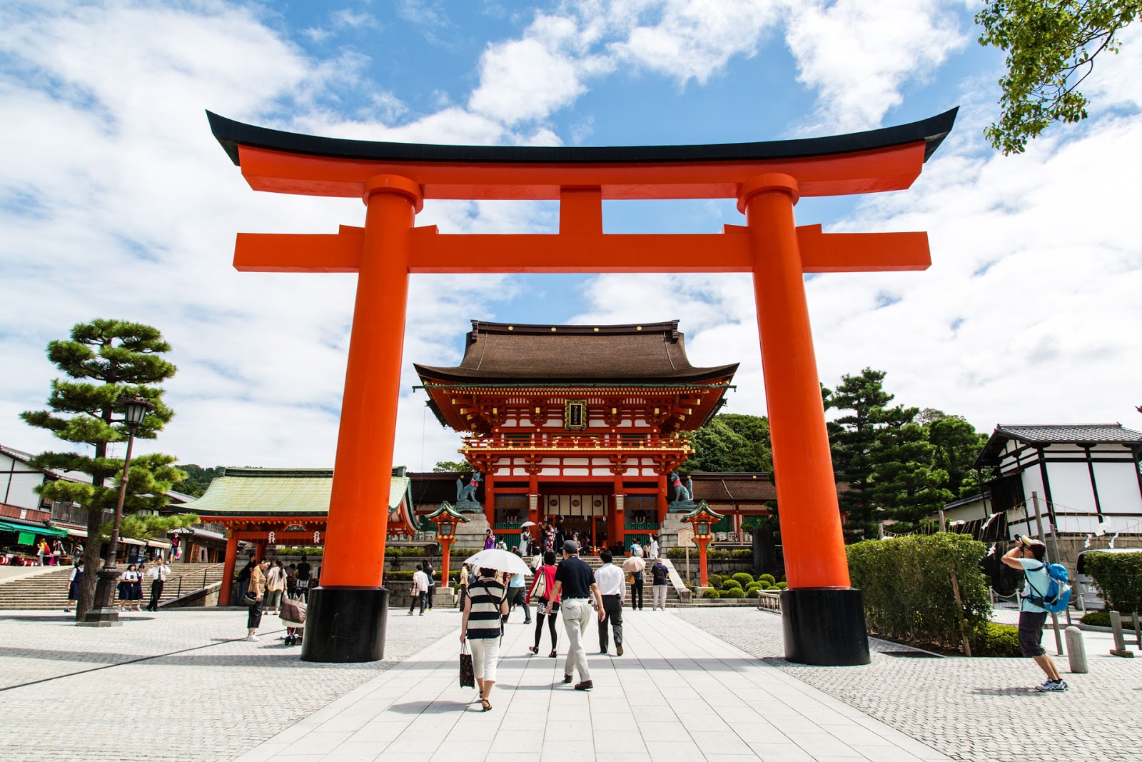 Tori Gerbang Fushimi Inari Taisha Kyoto Jepang