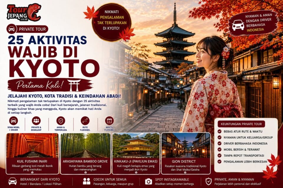 25 Aktivitas Wajib di Kyoto untuk Pertama Kali — Panduan 2026