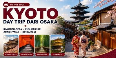 Private Tour Day Trip Kyoto dari Osaka