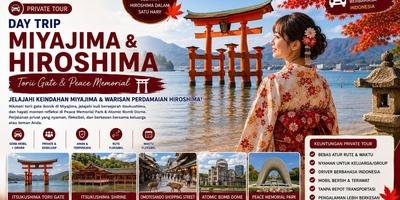 Private Tour Day Trip Miyajima & Hiroshima