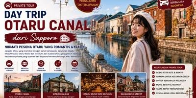 Private Tour Day Trip Otaru Canal dari Sapporo
