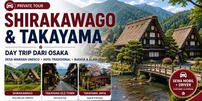 Private Tour Day Trip Shirakawa-go & Takayama