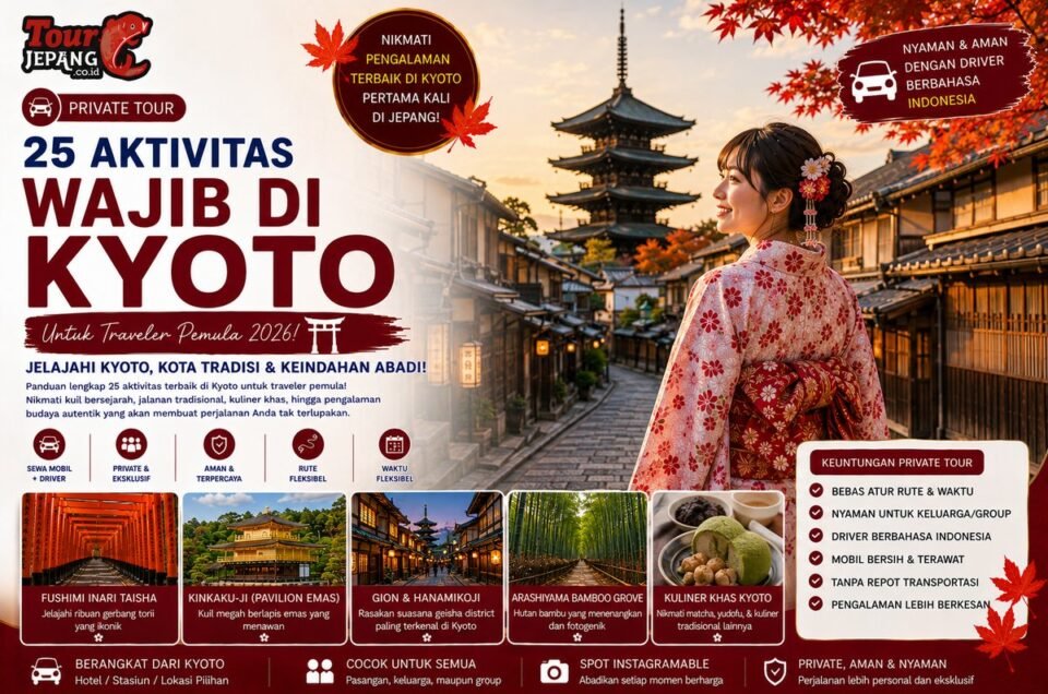 25 Aktivitas Wajib di Kyoto bagi Traveler Pemula 2026