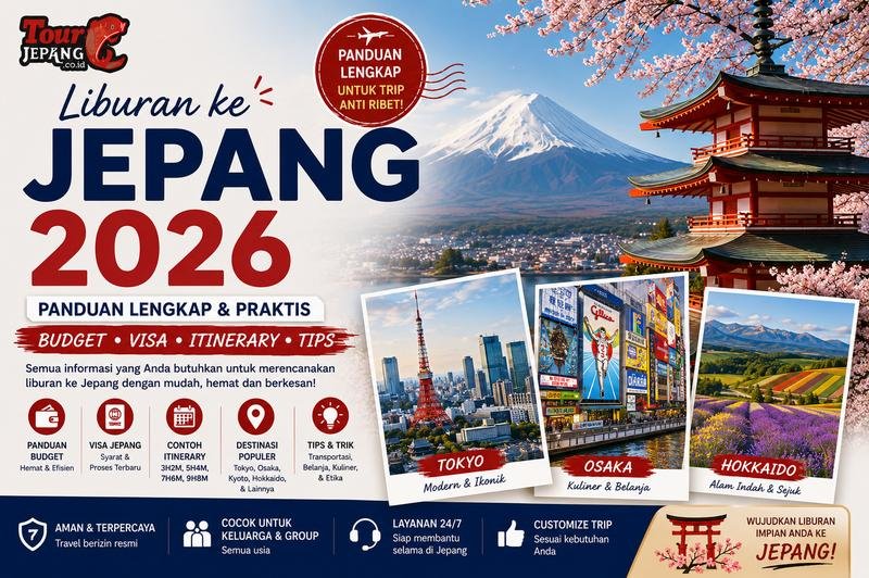 Liburan ke Jepang 2026: Panduan Lengkap Budget, Visa & Itinerary