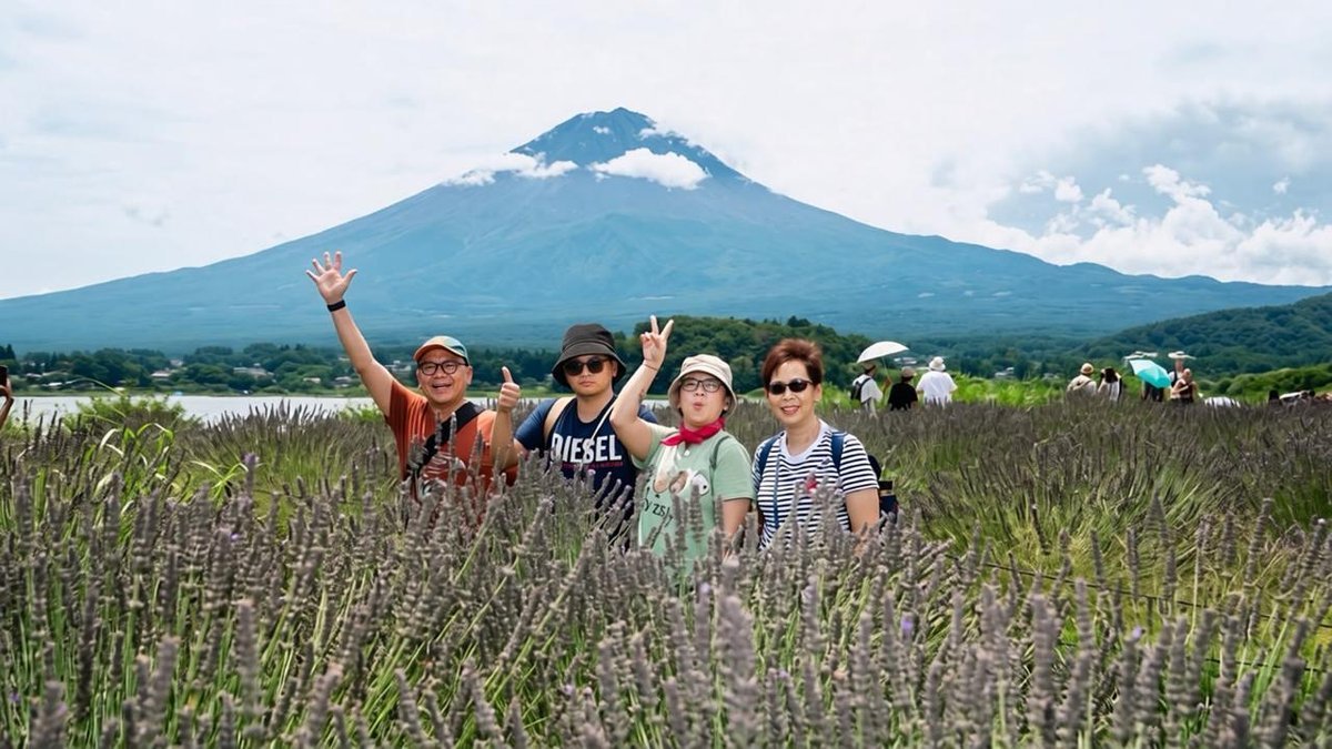 Testimoni Pak Andrias Freddy Pieloor Fuji Day Trip - Taman Lavender dengan Pemandangan Gunung Fuji