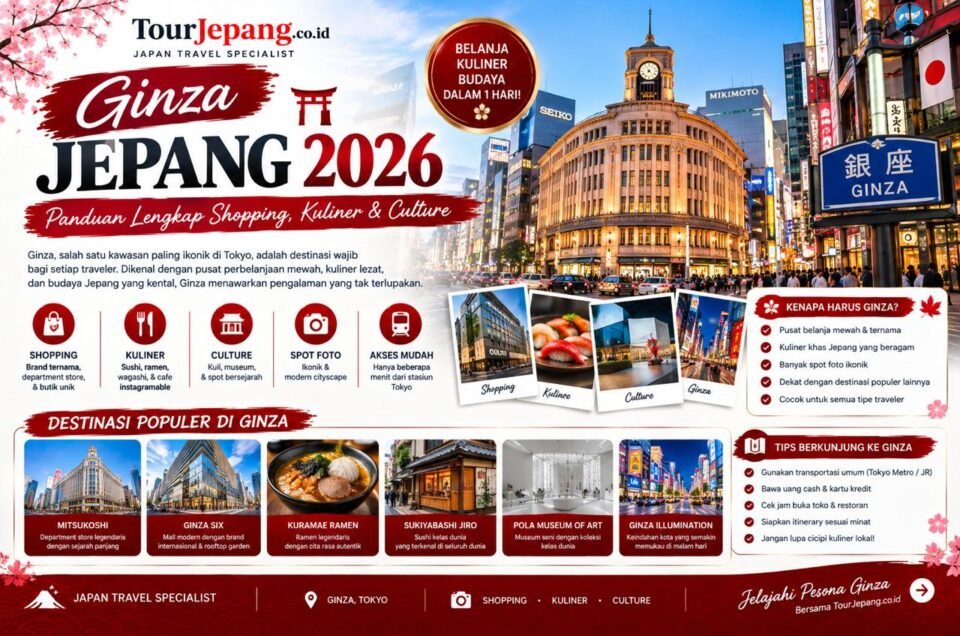 Ginza Jepang 2026: Panduan Lengkap Shopping, Kuliner, dan Culture District Tokyo Paling Eksklusif